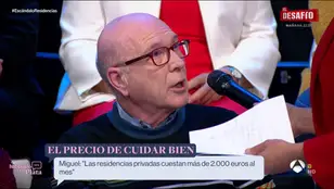 Miguel Vázquez, de la plataforma para la dignidad en las residencias: "El derecho a un trato digno preocupa poco a las autoridades" 