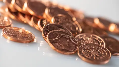 Monedas de 2 céntimos Monedas de 2 céntimos