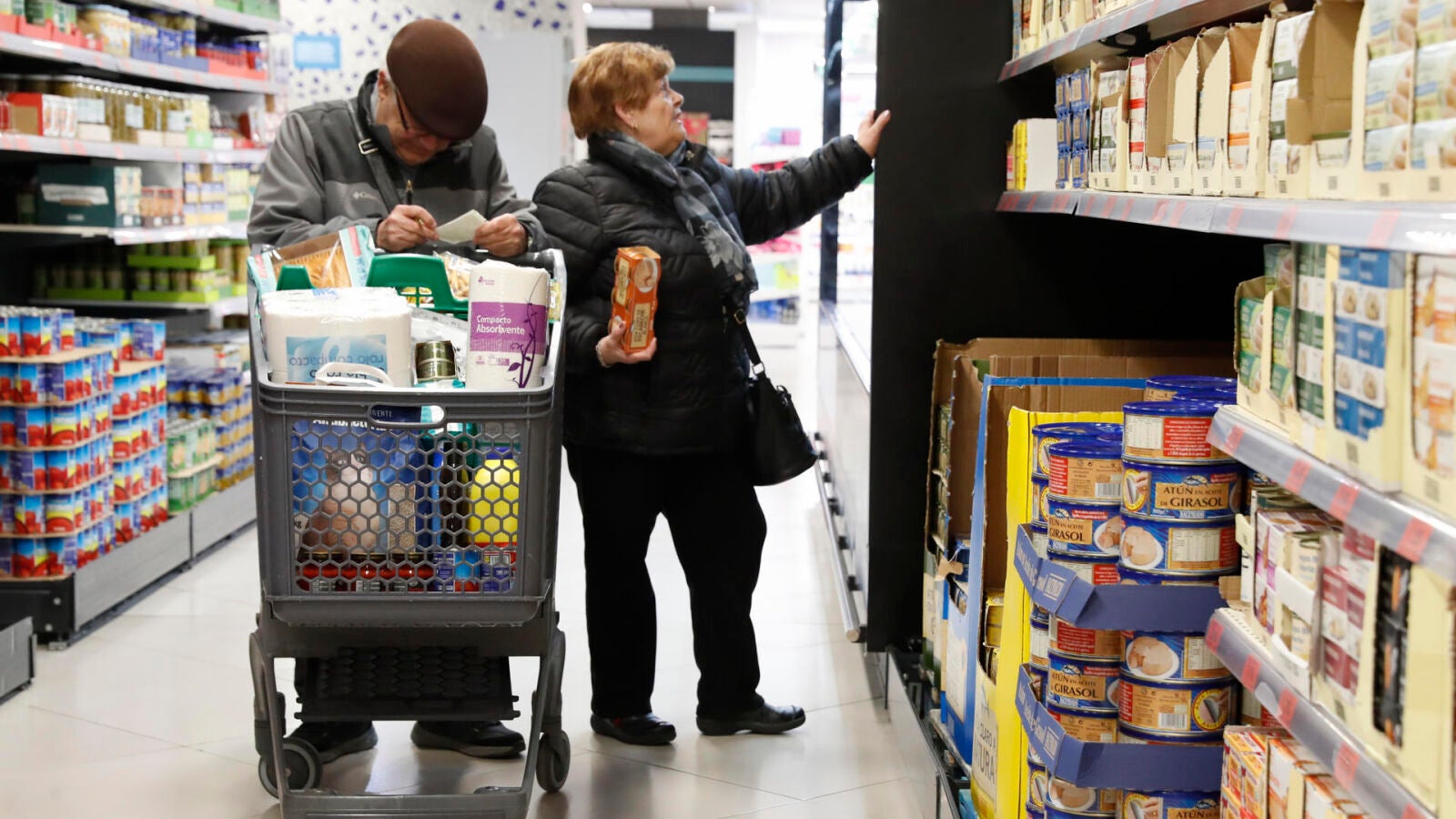La inflación se frena al 3,3 %, pero los alimentos siguen en zona de máximos