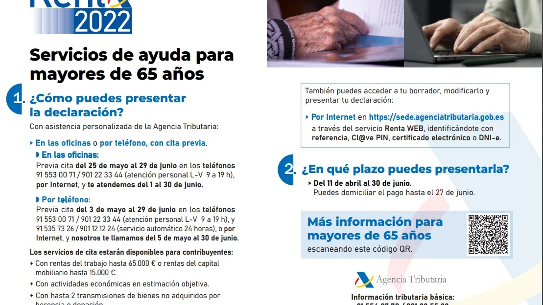 Ayuda a mayores Campa&ntilde;a Renta 2022