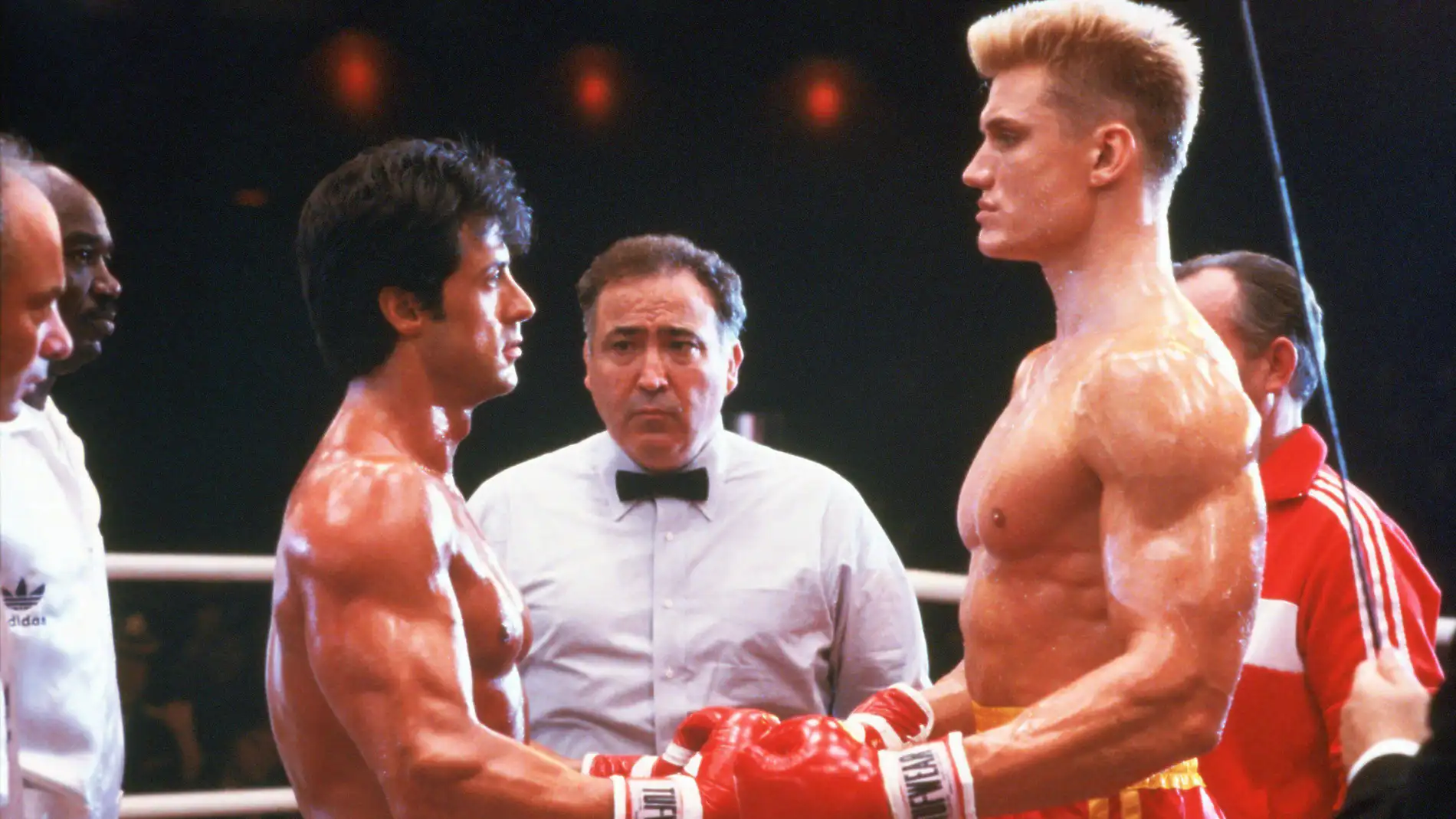 Sylvester Stallone y Dolph Lundgren en una imagen de &#39;Rocky&#39;