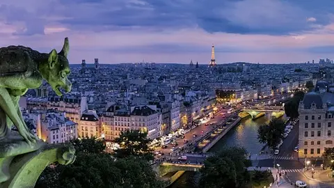 Ciudad de París de noche Ciudad de París de noche
