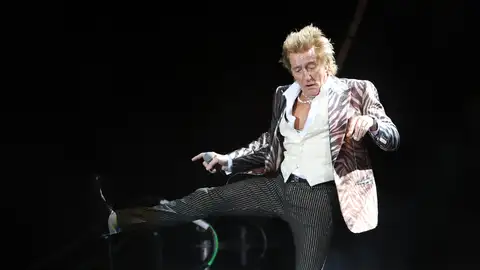 El cantante británico Rod Stewart El cantante británico Rod Stewart
