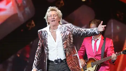 El cantante británico Rod Stewart El cantante británico Rod Stewart