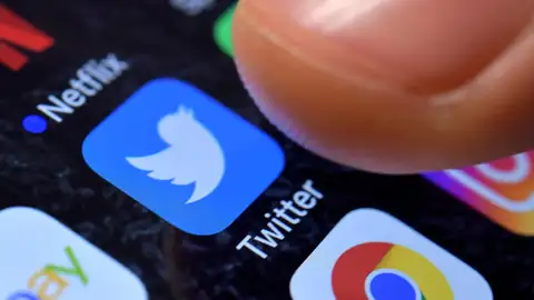 El logo de Twitter El logo de Twitter