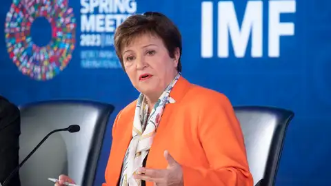 La directora gerente del FMI, Kristalina Georgieva La directora gerente del FMI, Kristalina Georgieva