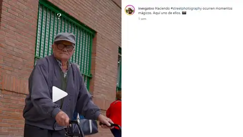 "¿Me vas a hacer una foto?" La entrañable historia de Antonio e Inés y como ha surgido una bonita amistad intergeneracional a raíz de una fotografía improvisada "¿Me vas a hacer una foto?" La entrañable historia de Antonio e Inés y como ha surgido una bonita amistad intergeneracional a raíz de una fotografía improvisada