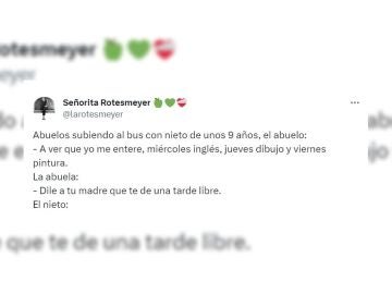 La conversaci&oacute;n viral entre unos abuelos y su nieto