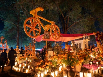 Celebraci&oacute;n del d&iacute;a de los muertos en M&eacute;xico