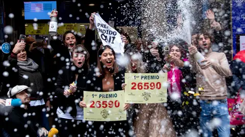Gente que ha ganado la lotería Gente que ha ganado la lotería