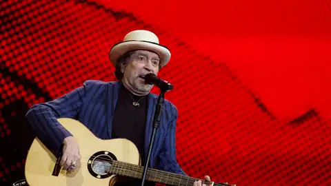 Joaquín Sabina durante su concierto en Madrid Joaquín Sabina durante su concierto en Madrid
