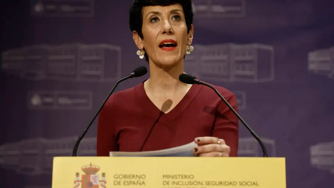Elma Saiz, ministra de Inclusión y Seguridad Social 