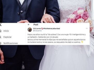 La emotiva historia que cuenta esta tuitera de por qu&eacute; su t&iacute;a nunca se cas&oacute;