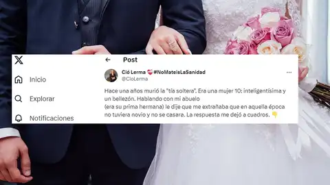 La emotiva historia que cuenta esta tuitera de por qué su tía nunca se casó La emotiva historia que cuenta esta tuitera de por qué su tía nunca se casó