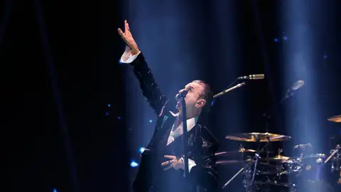 La banda británica Depeche Mode La banda británica Depeche Mode
