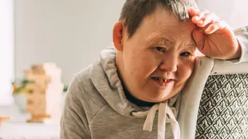 Persona mayor con Síndrome de Down