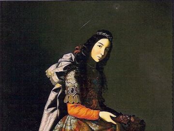 Cuadro de Santa Casilda de Francisco de Zurbar&aacute;n - Museo Thyssen-Bornemisza (Madrid)