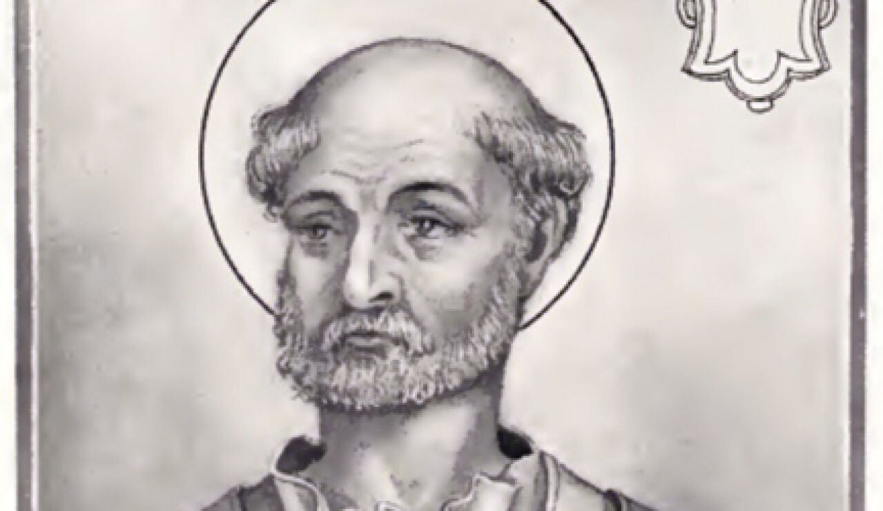 San Sotero I IIlustración The Lives and Times of the Popes por Chevalier Artaud de Montor