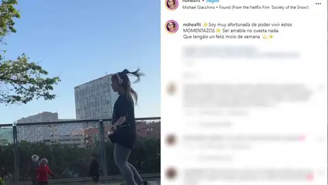"Las mejores animadoras" una deportista recibe una cálida sesión de ánimo de unas señoras mayores "Las mejores animadoras" una deportista recibe una cálida sesión de ánimo de unas señoras mayores