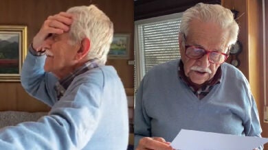 Un abuelo fan del Barça recibe su regalo más emotivo: 