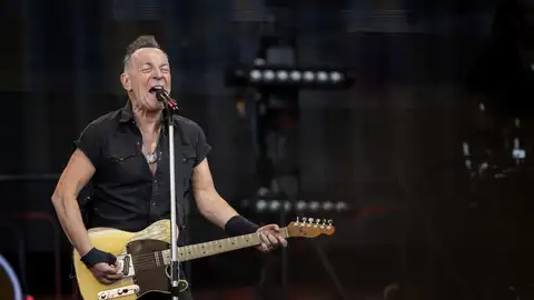 Bruce Springsteen durante un concierto. Bruce Springsteen durante un concierto.