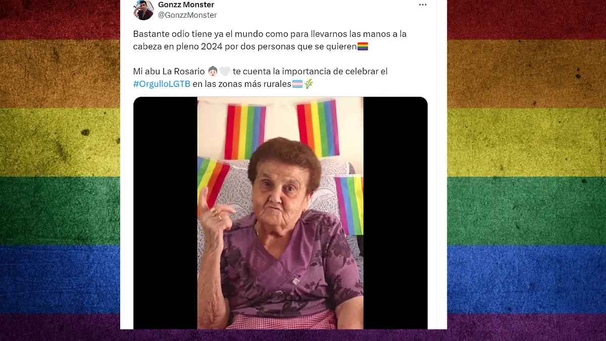 Rosario de 92 años explica la importancia de celebrar el Orgullo LGTBI en las zonas rurales