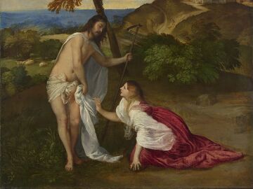 La aparición de Jesús resucitado a María Magdalena de Tiziano