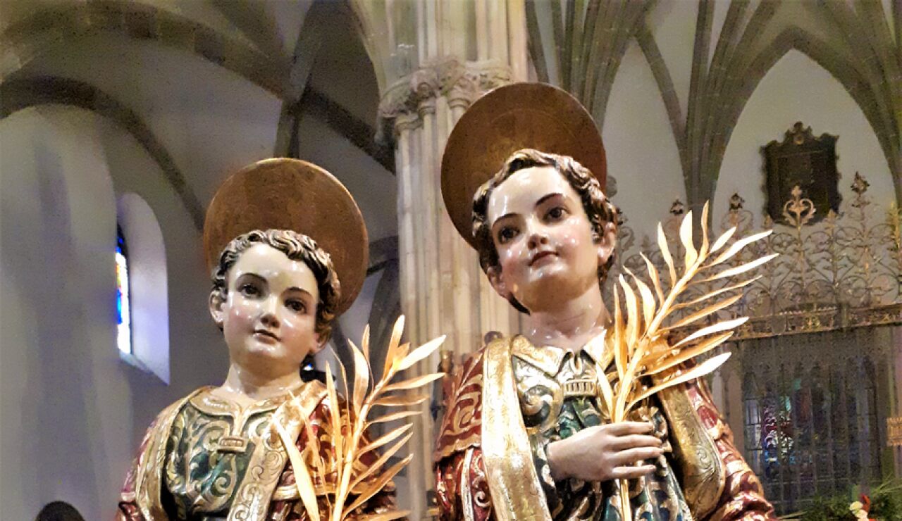  M&aacute;s detalles Santos Ni&ntilde;os Justo y Pastor en la Catedral Magistral de Alcal&aacute; de Henares (Comunidad de Madrid - Espa&ntilde;a). 