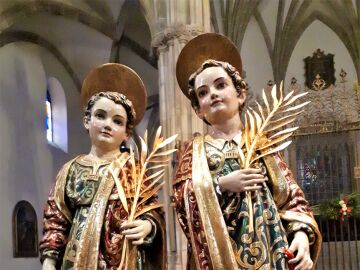  M&aacute;s detalles Santos Ni&ntilde;os Justo y Pastor en la Catedral Magistral de Alcal&aacute; de Henares (Comunidad de Madrid - Espa&ntilde;a). 