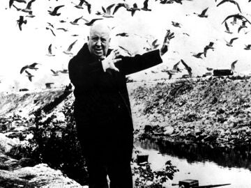 El director de cine brit&aacute;nico Alfred Hitchcock