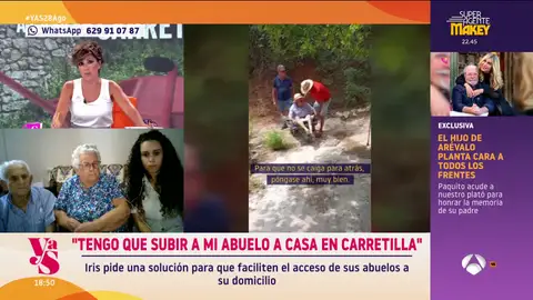 Y ahora Sonsoles - Matrimonio sube a su casa en carretilla Y ahora Sonsoles - Matrimonio sube a su casa en carretilla