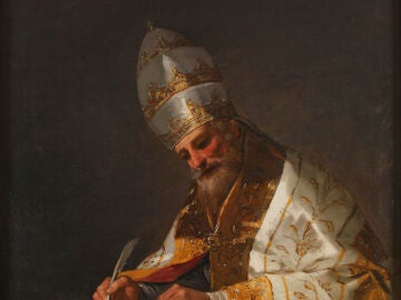 Retrato de Gregorio Magno por Goya, c.&thinsp;1799 (Museo del Romanticismo, Madrid)