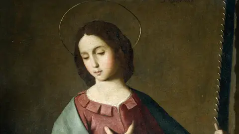 Santa Eufemia, por Zurbarán Santa Eufemia, por Zurbarán