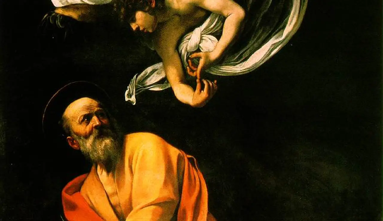 San Mateo, el Evangelista por Caravaggio