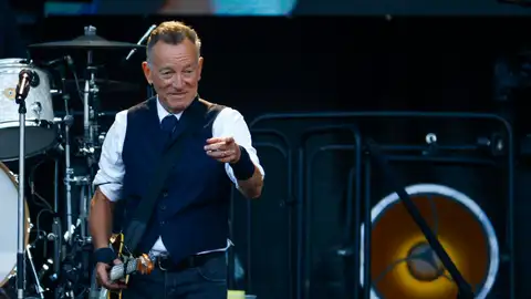 Bruce Springsteen en un concierto en España Bruce Springsteen en un concierto en España