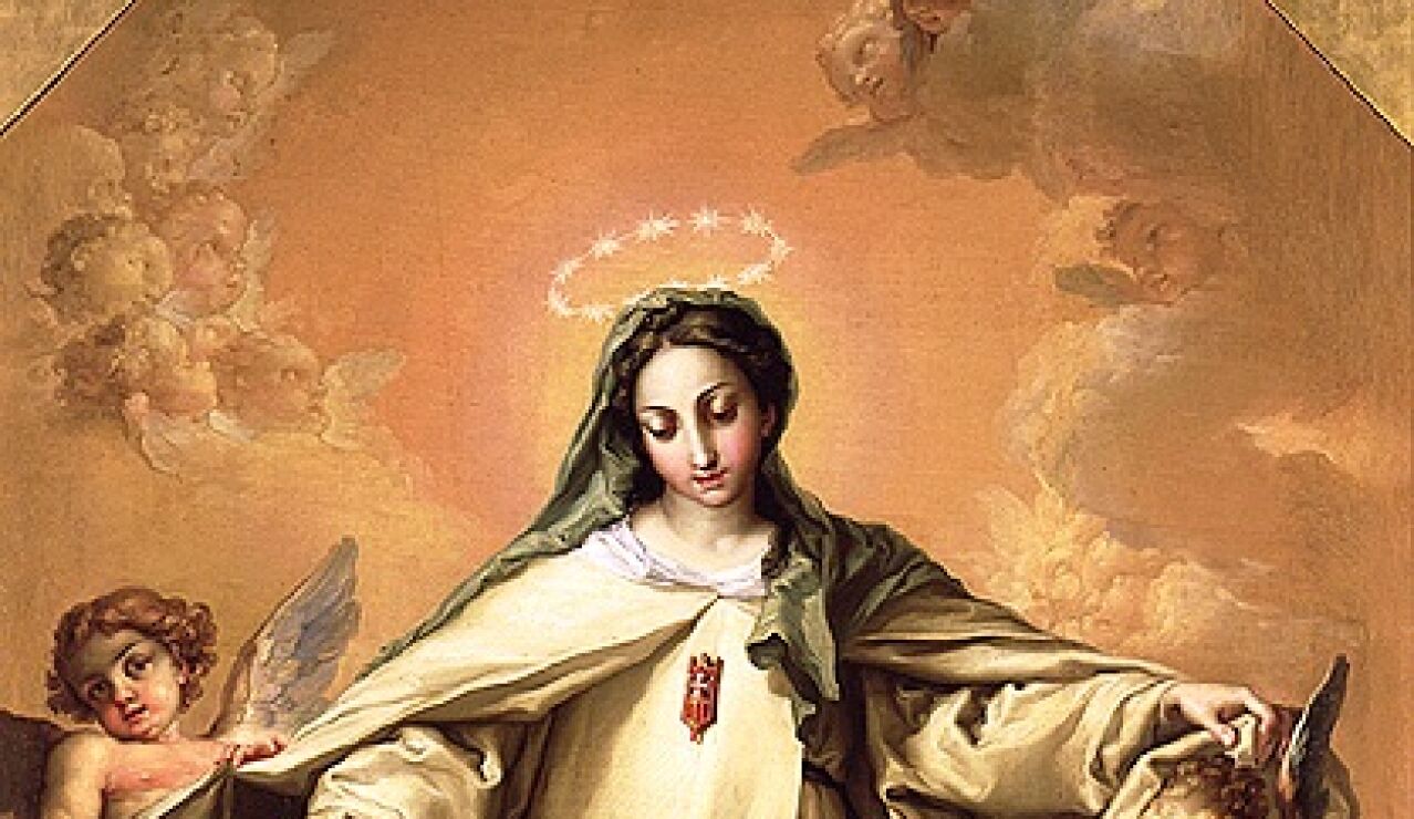 Virgen de la Merced redentora de cautivos de Vicente L&oacute;pez Porta&ntilde;a