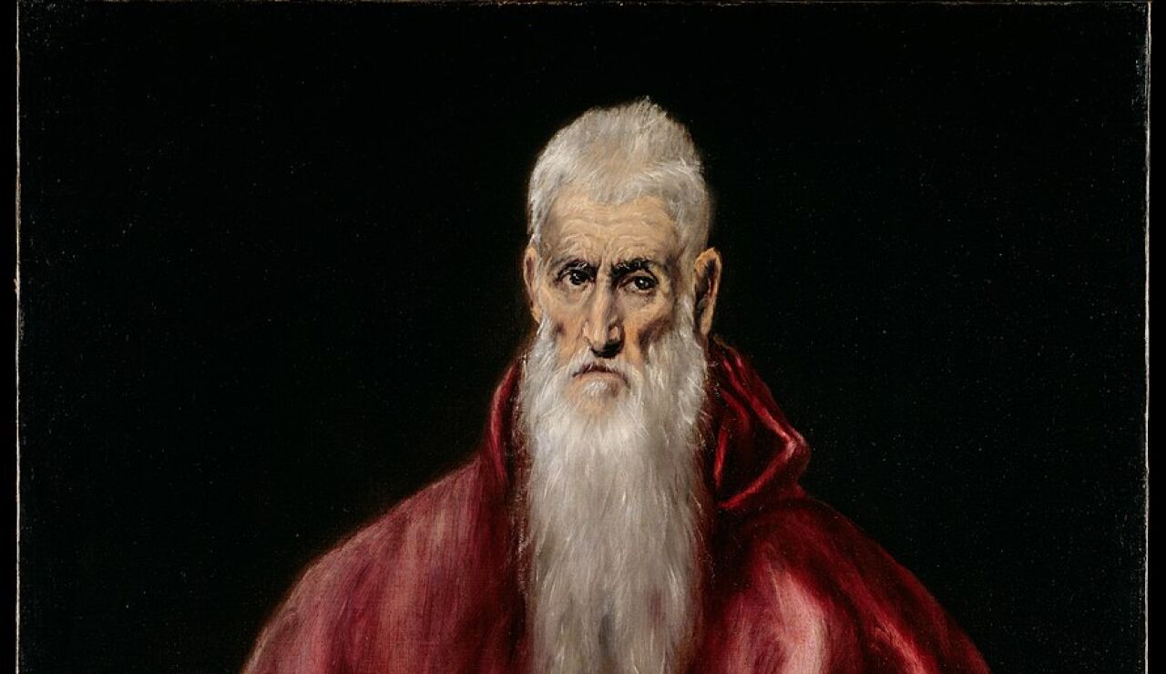 San Jer&oacute;nimo por El Greco 