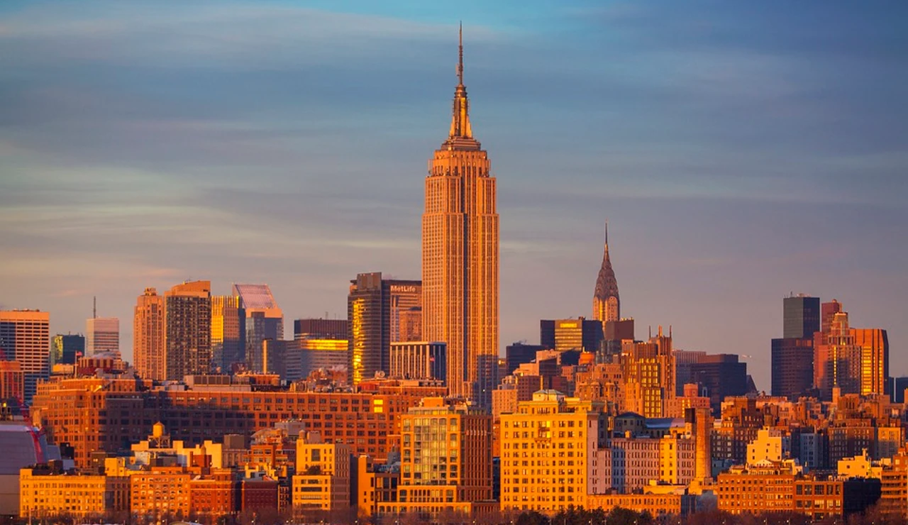 Atardecer en Nueva York.