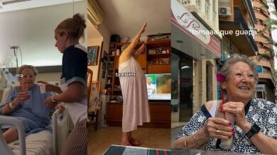 Así ayudó el tesón de una nieta a que su abuela recuperara la movilidad que había perdido: 