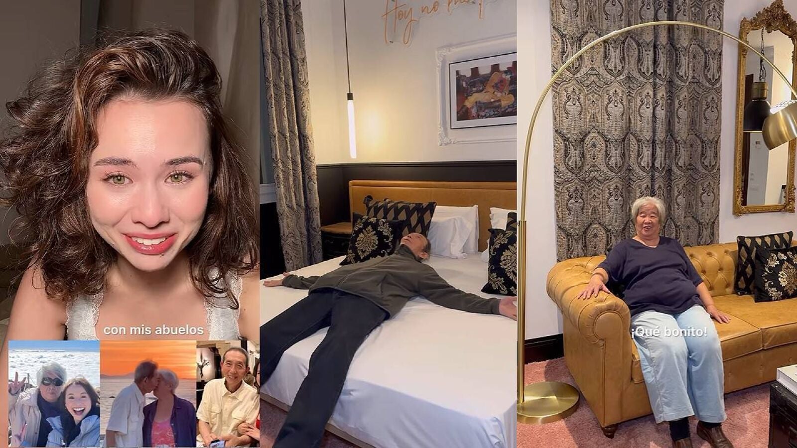 El tierno vídeo de la creadora de contenidos María Reus Huang con sus abuelos haciendo de influencers: 