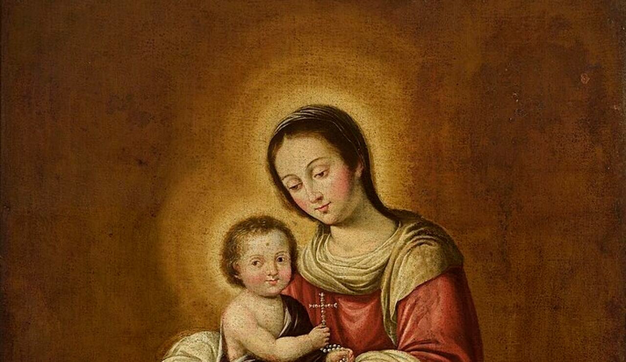 Nuestra Se&ntilde;ora del Rosario, Por el artista espa&ntilde;ol Juan del Castillo