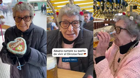 Nina, de 91 años, viviendo la Oktoberfest en Múnich Nina, de 91 años, viviendo la Oktoberfest en Múnich