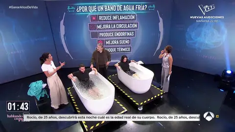 Las propiedades de los baños de agua fría Las propiedades de los baños de agua fría