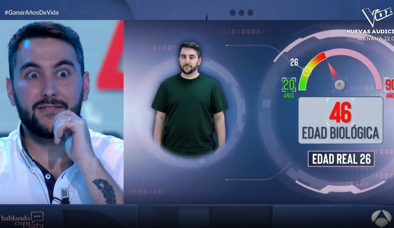 Fran en shock tras saber su edad biológica