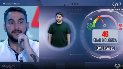 Fran en shock tras saber su edad biológica Fran en shock tras saber su edad biológica