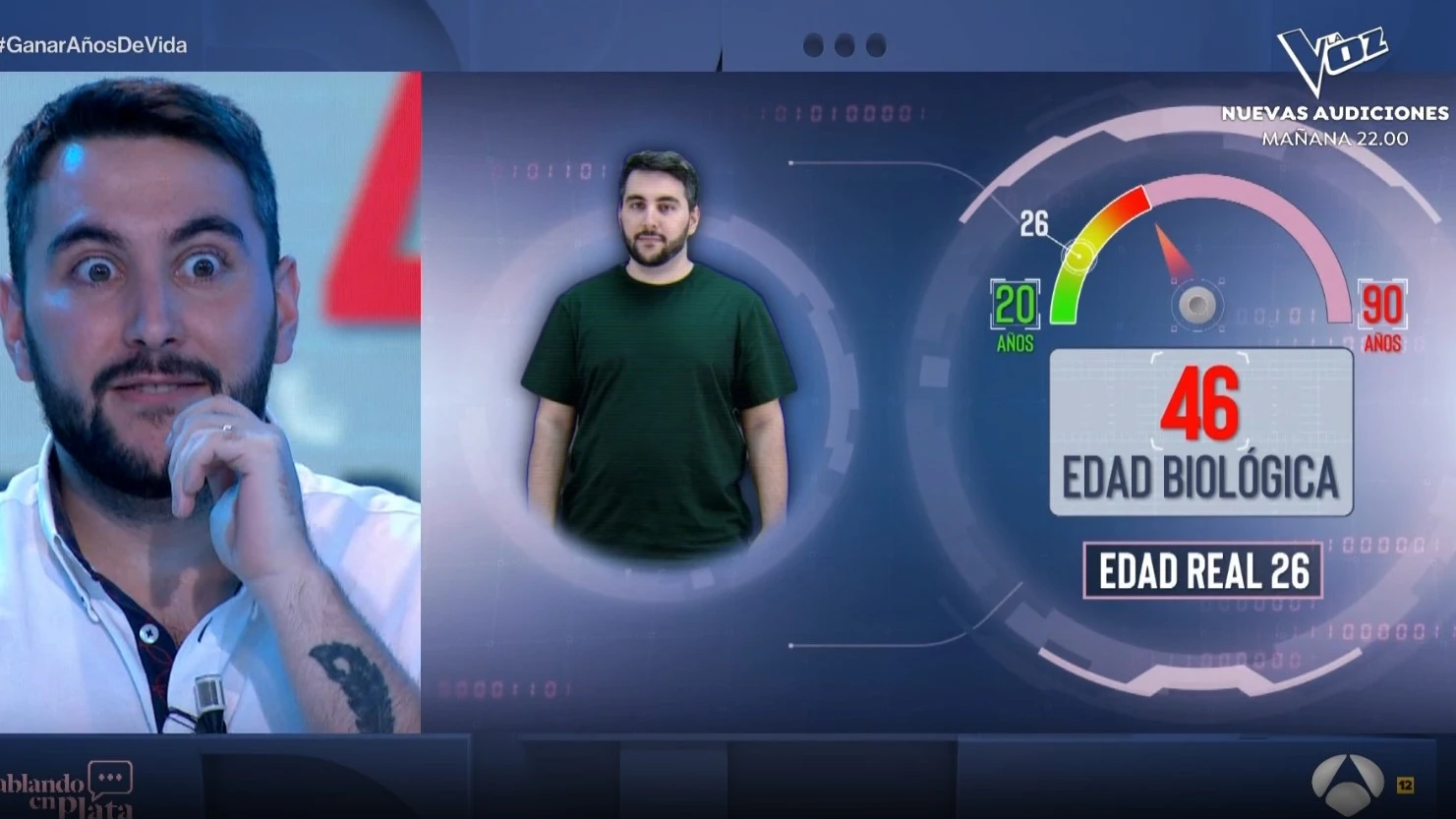 Fran en shock tras saber su edad biol&oacute;gica