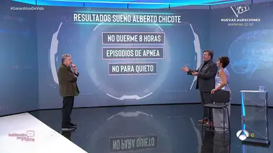Esto es lo que dice la prueba del sueño sobre cómo duerme Alberto Chicote:  Esto es lo que dice la prueba del sueño sobre cómo duerme Alberto Chicote:
