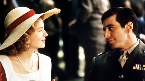 Diane Keaton y Al Pacino en El Padrino 2