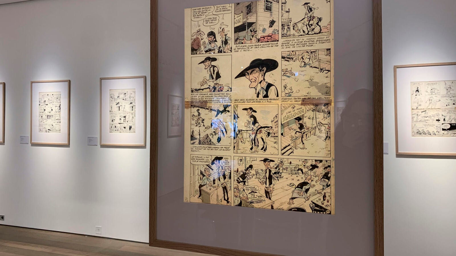 Sale a subasta por primera vez, en París, una colección de originales de Lucky Luke