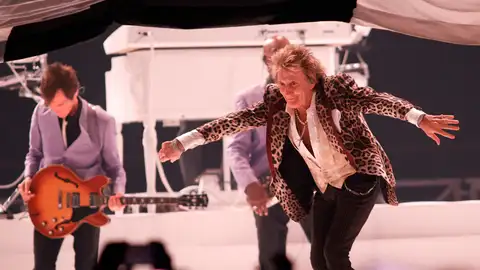 El músico británico Rod Stewart El músico británico Rod Stewart